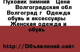 Пуховик зимний › Цена ­ 900 - Волгоградская обл., Волгоград г. Одежда, обувь и аксессуары » Женская одежда и обувь   